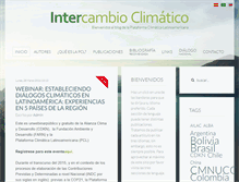 Tablet Screenshot of intercambioclimatico.com